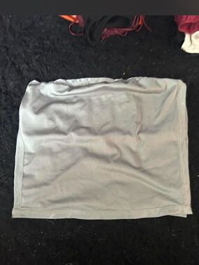 SHEIN Light Gray Bandeau Tube Top